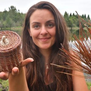 Making a Basket from PINE NEEDLES | Start to Finish Project