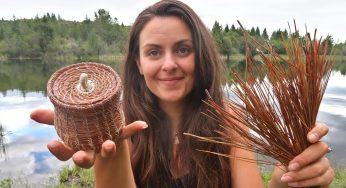 How To Make A Basket From Pine Needles